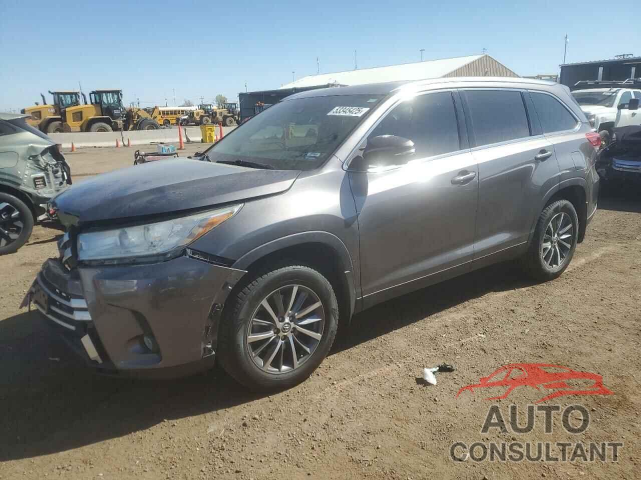TOYOTA HIGHLANDER 2019 - 5TDJZRFH5KS624310