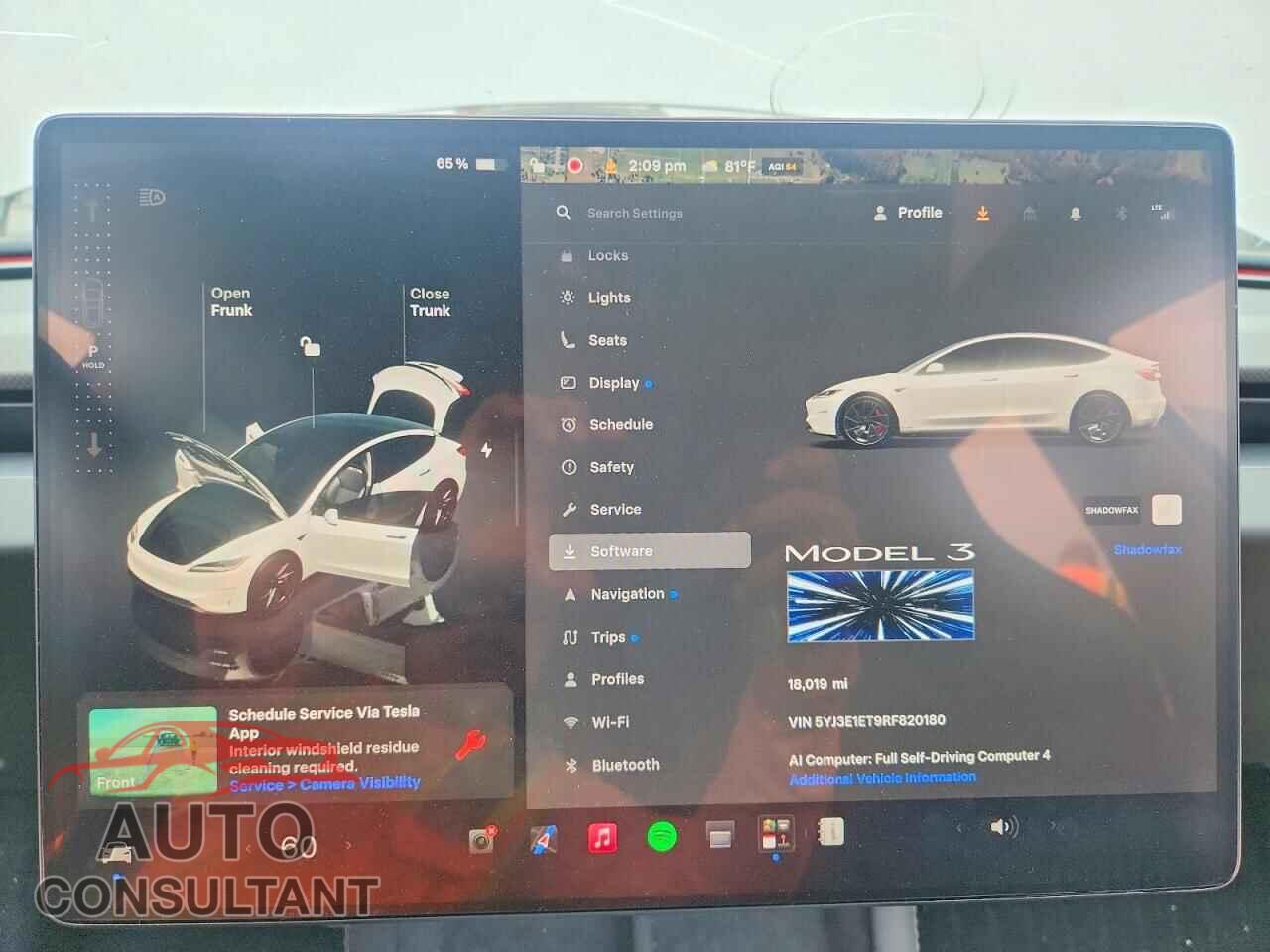TESLA MODEL 3 2024 - 5YJ3E1ET9RF820180