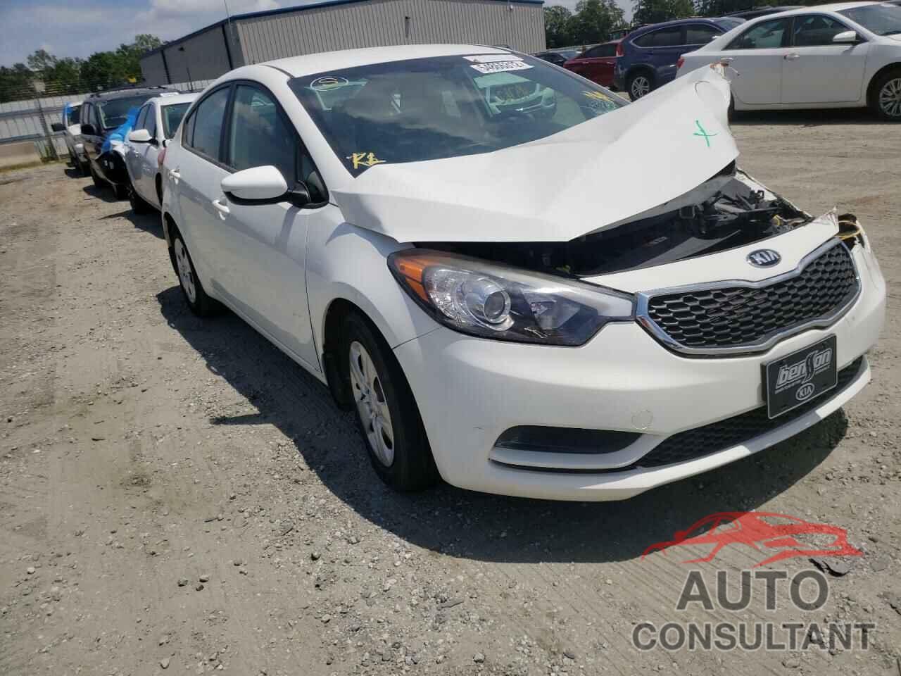 KIA FORTE 2016 - KNAFK4A60G5459621