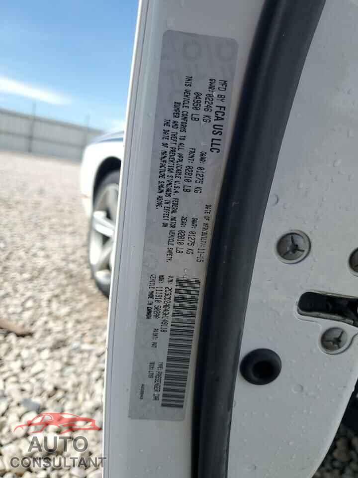 DODGE CHALLENGER 2016 - 2C3CDZAG4GH149118