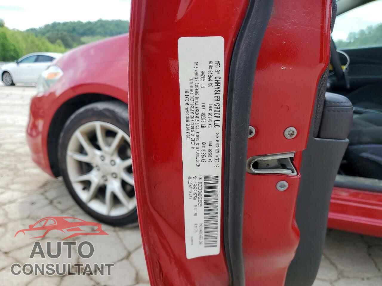 DODGE DART 2013 - 1C3CDFBA1DD233639