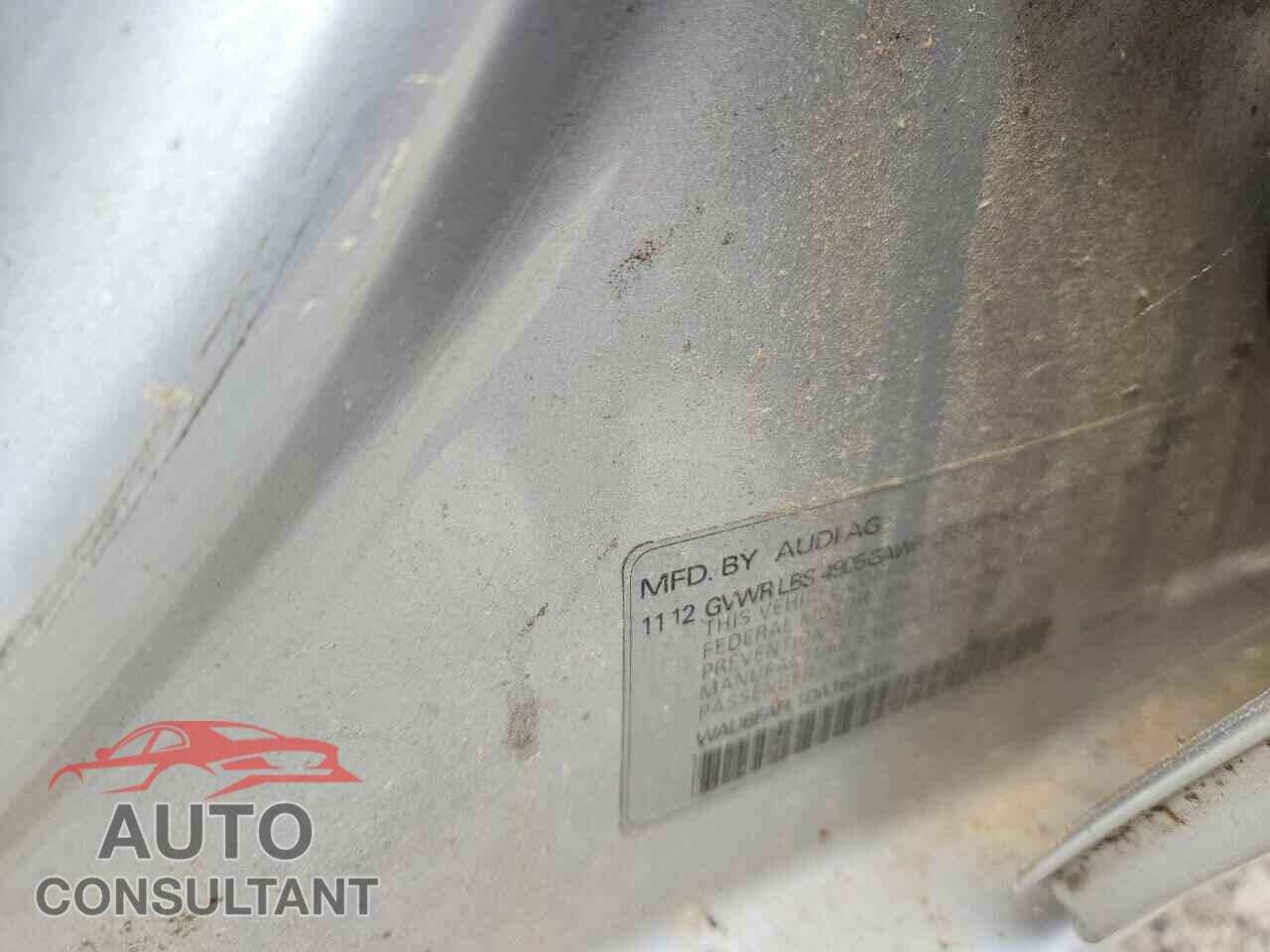 AUDI A4 2013 - WAUBFAFL1DA162019