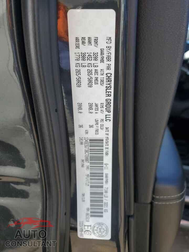 DODGE DURANGO 2011 - 1D4SE5GT3BC720887