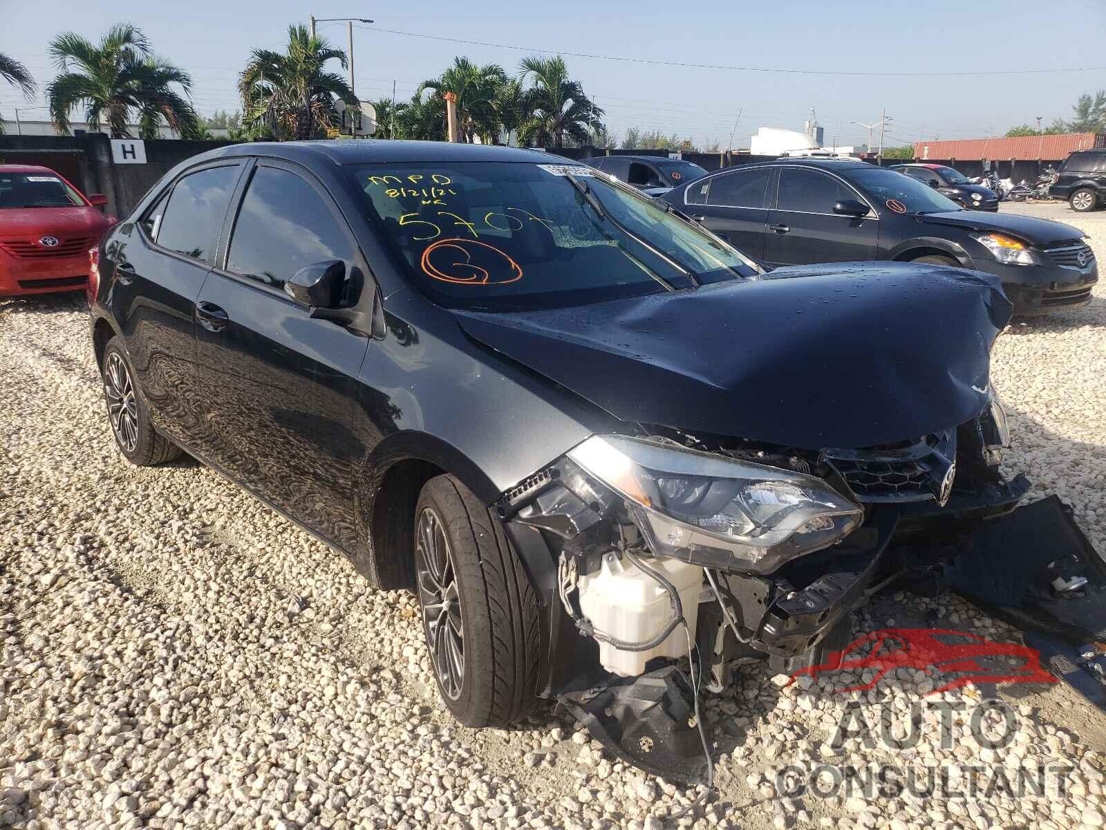 TOYOTA COROLLA 2016 - 2T1BURHE7GC555707