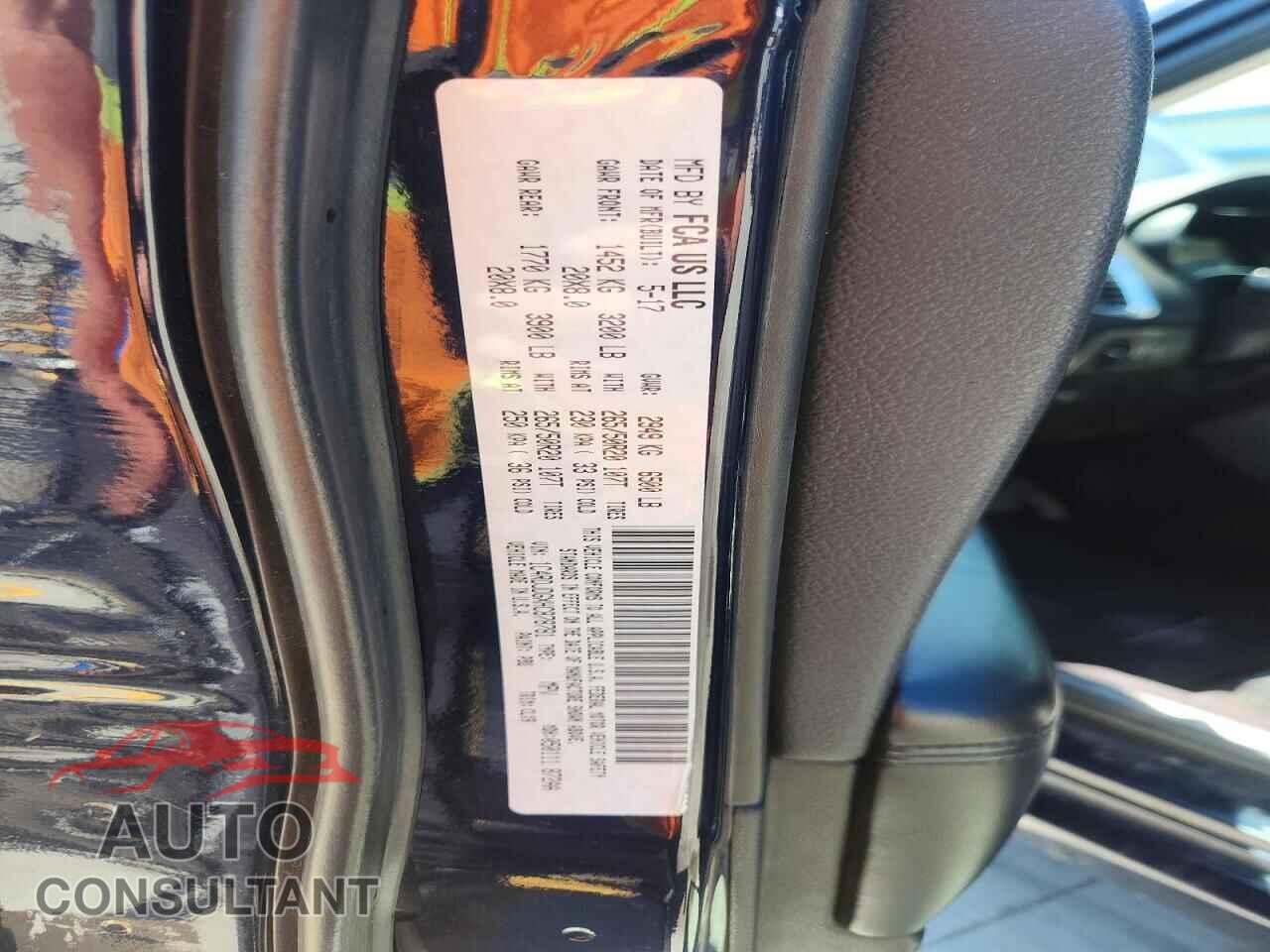 DODGE DURANGO 2017 - 1C4RDJDGXHC878781