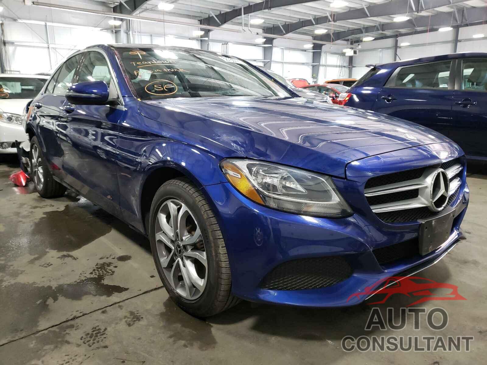 MERCEDES-BENZ C-CLASS 2017 - 55SWF4KB7HU216552
