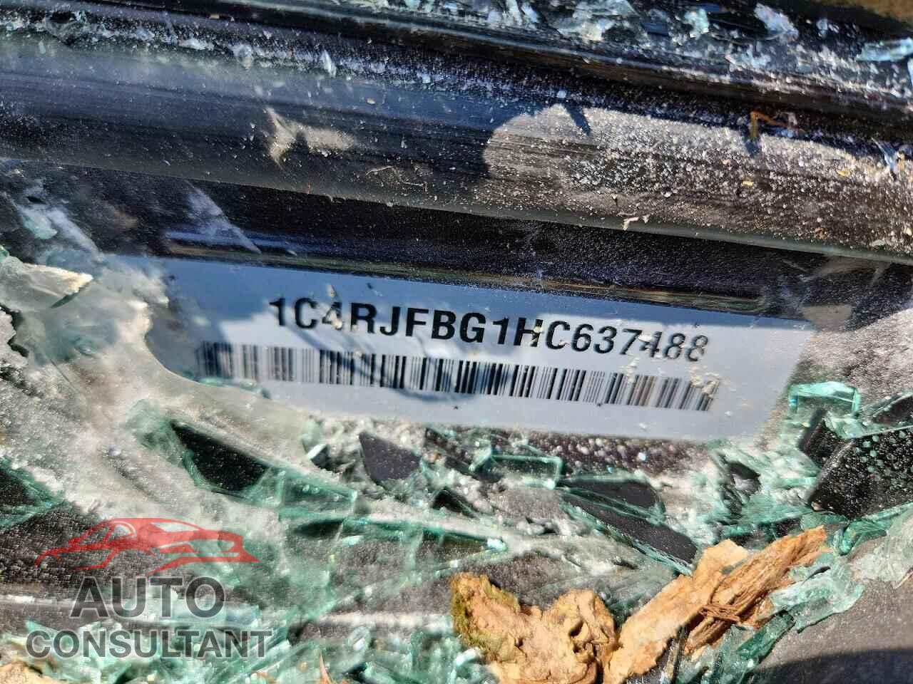 JEEP CHEROKEE 2017 - 1C4RJFBG1HC637488