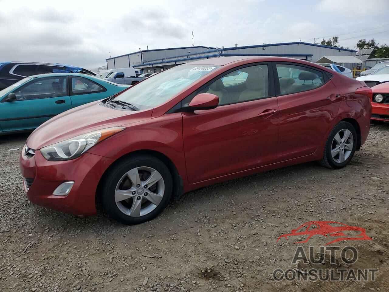 HYUNDAI ELANTRA 2012 - KMHDH4AE1CU329746