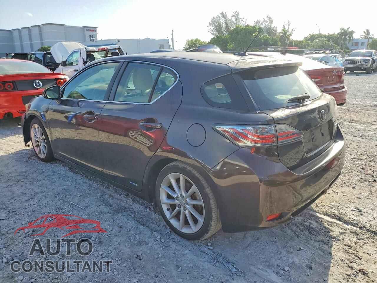 LEXUS CT 200 2012 - JTHKD5BH5C2052115