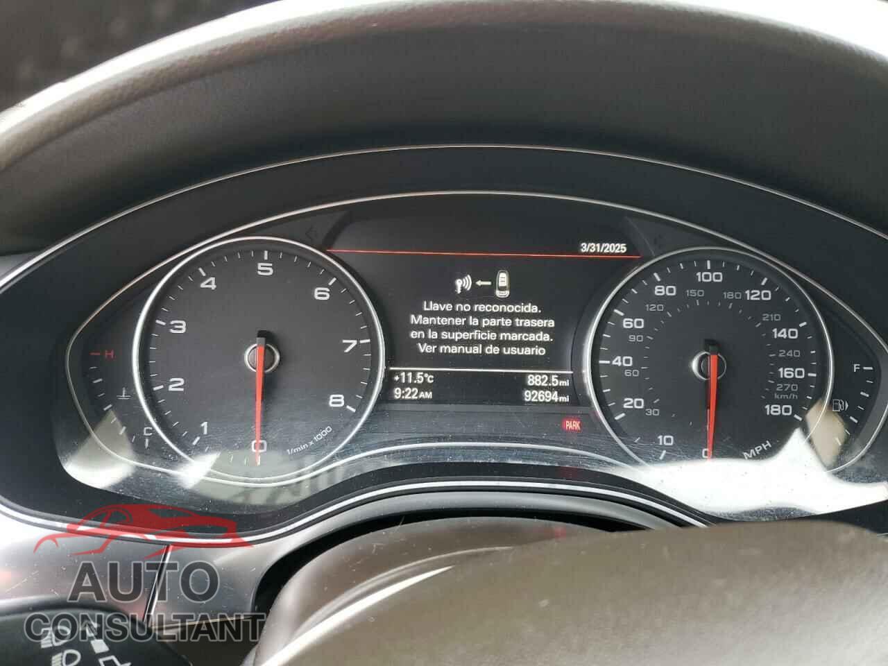AUDI A6 2013 - WAUDFAFC8DN076742