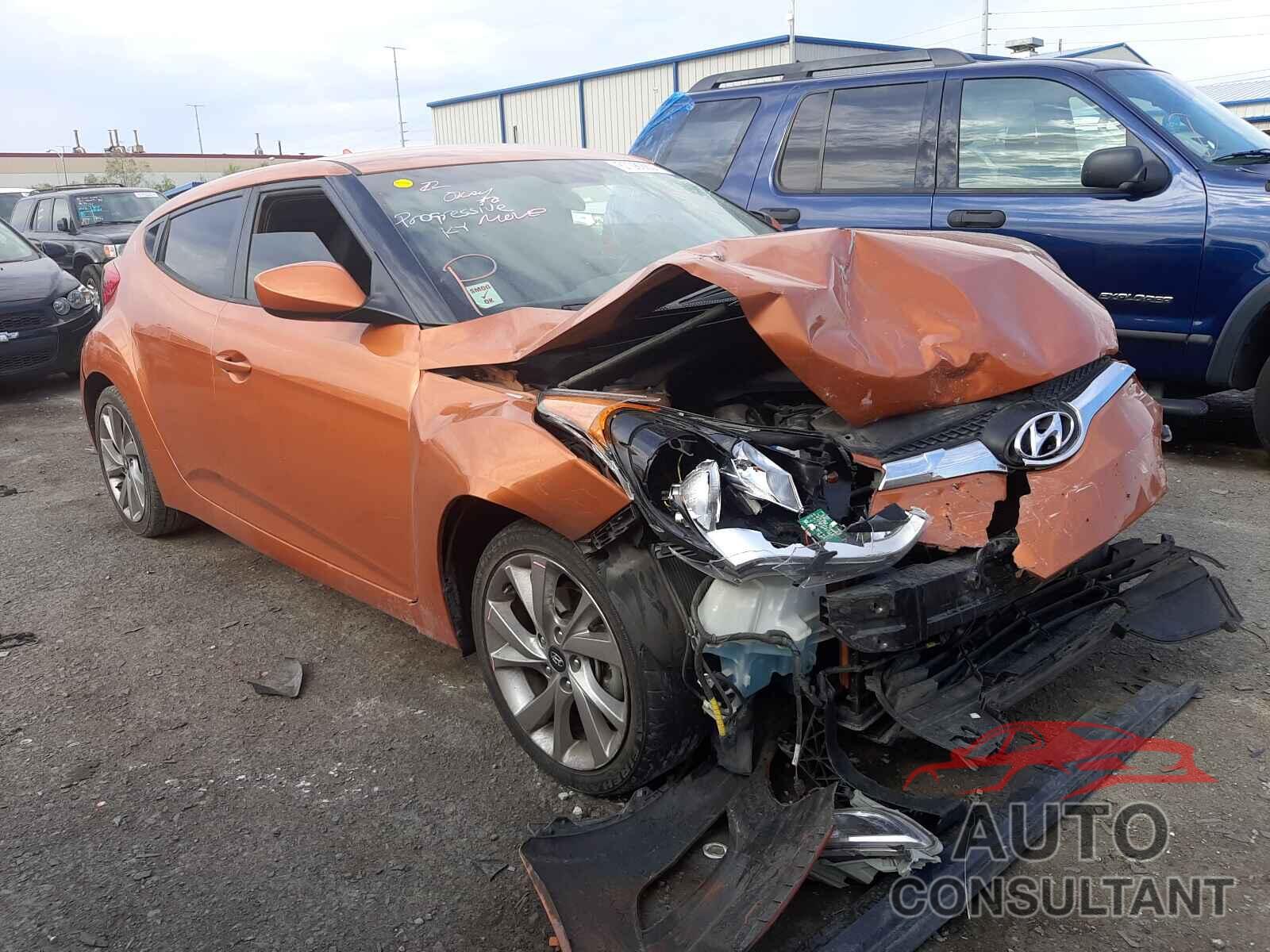 HYUNDAI VELOSTER 2017 - KMHTC6AD6HU308217