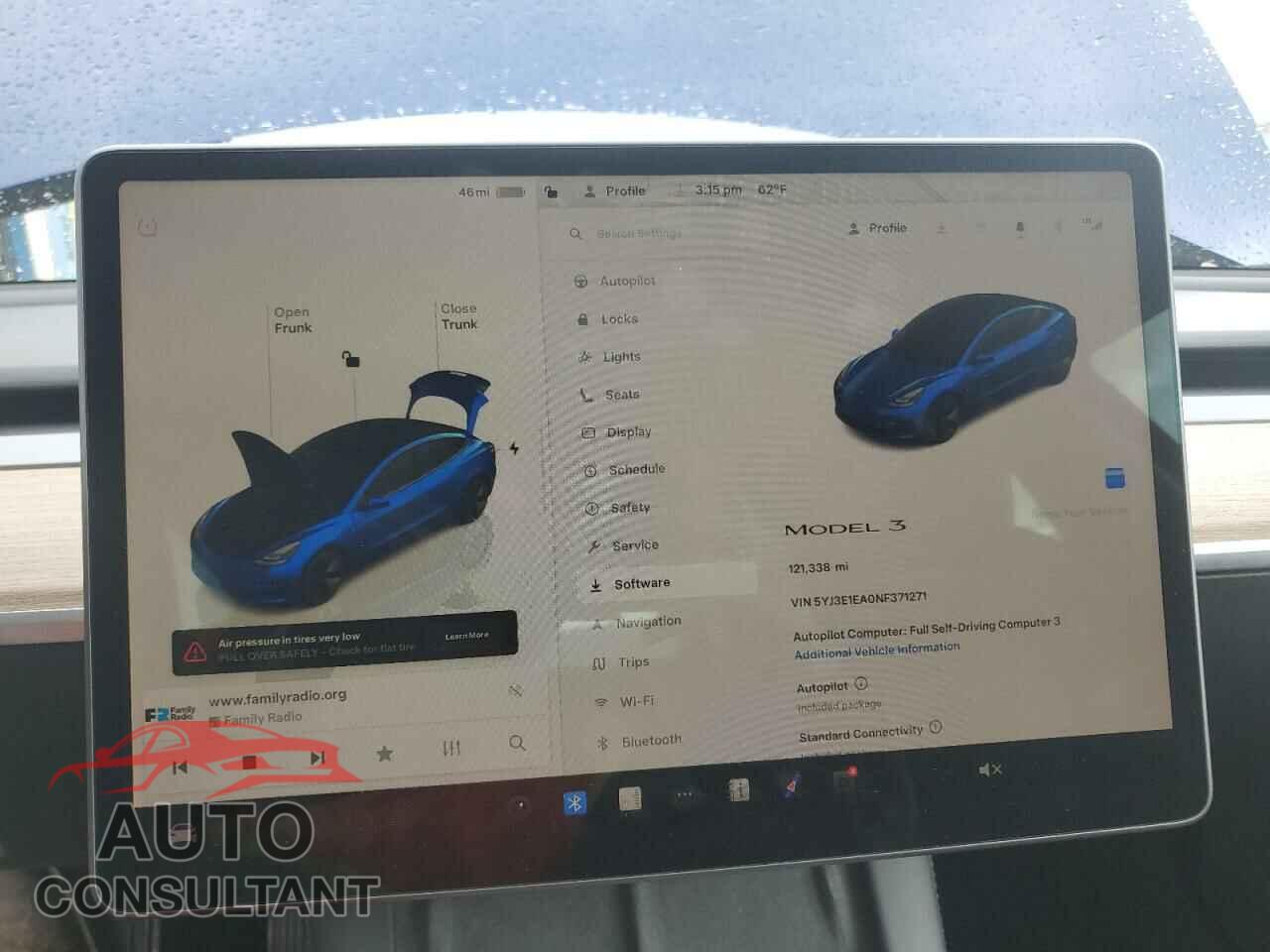 TESLA MODEL 3 2022 - 5YJ3E1EA0NF371271