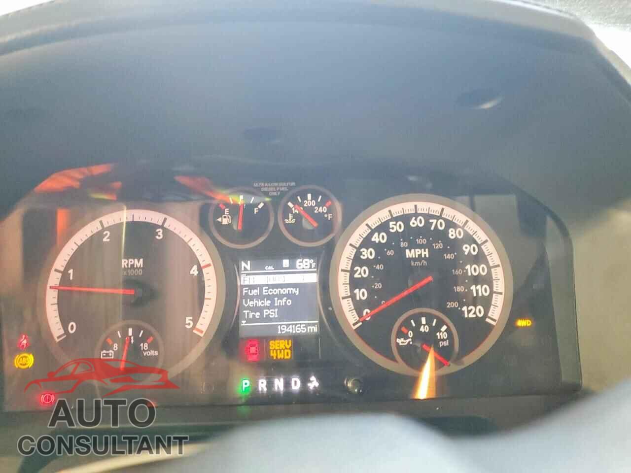 DODGE RAM 2500 2010 - 3D7UT2CL2AG182295