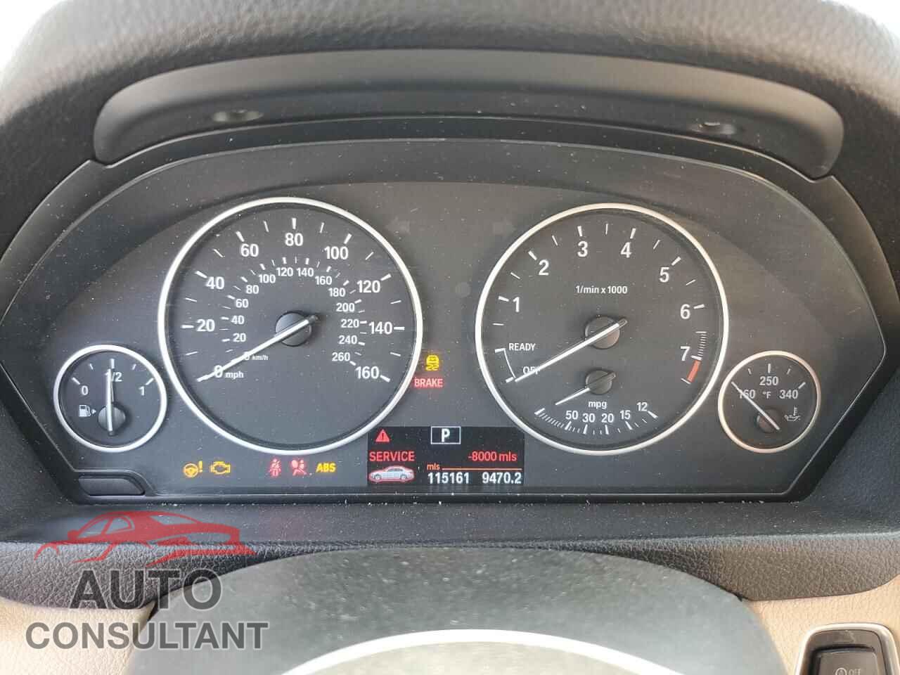 BMW 3 SERIES 2013 - WBA3C1C58DF437066