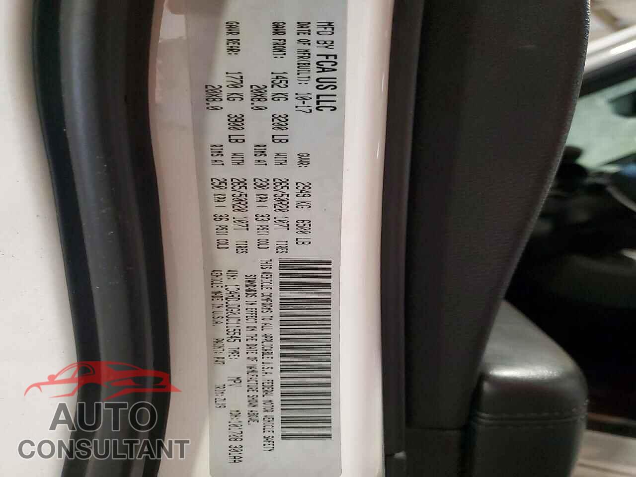 DODGE DURANGO 2018 - 1C4RDJDG0JC115545