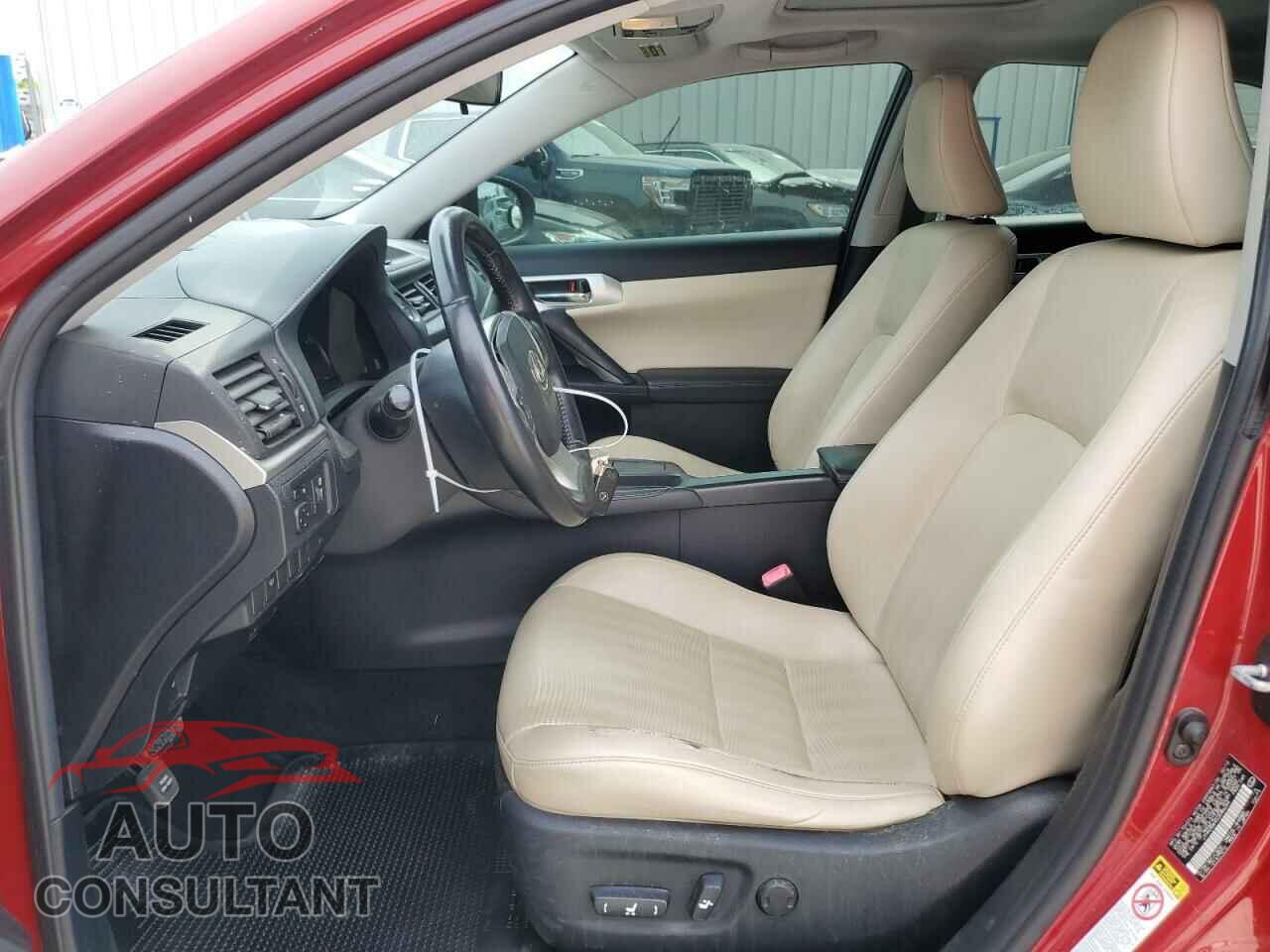 LEXUS CT 200 2012 - JTHKD5BH0C2086284