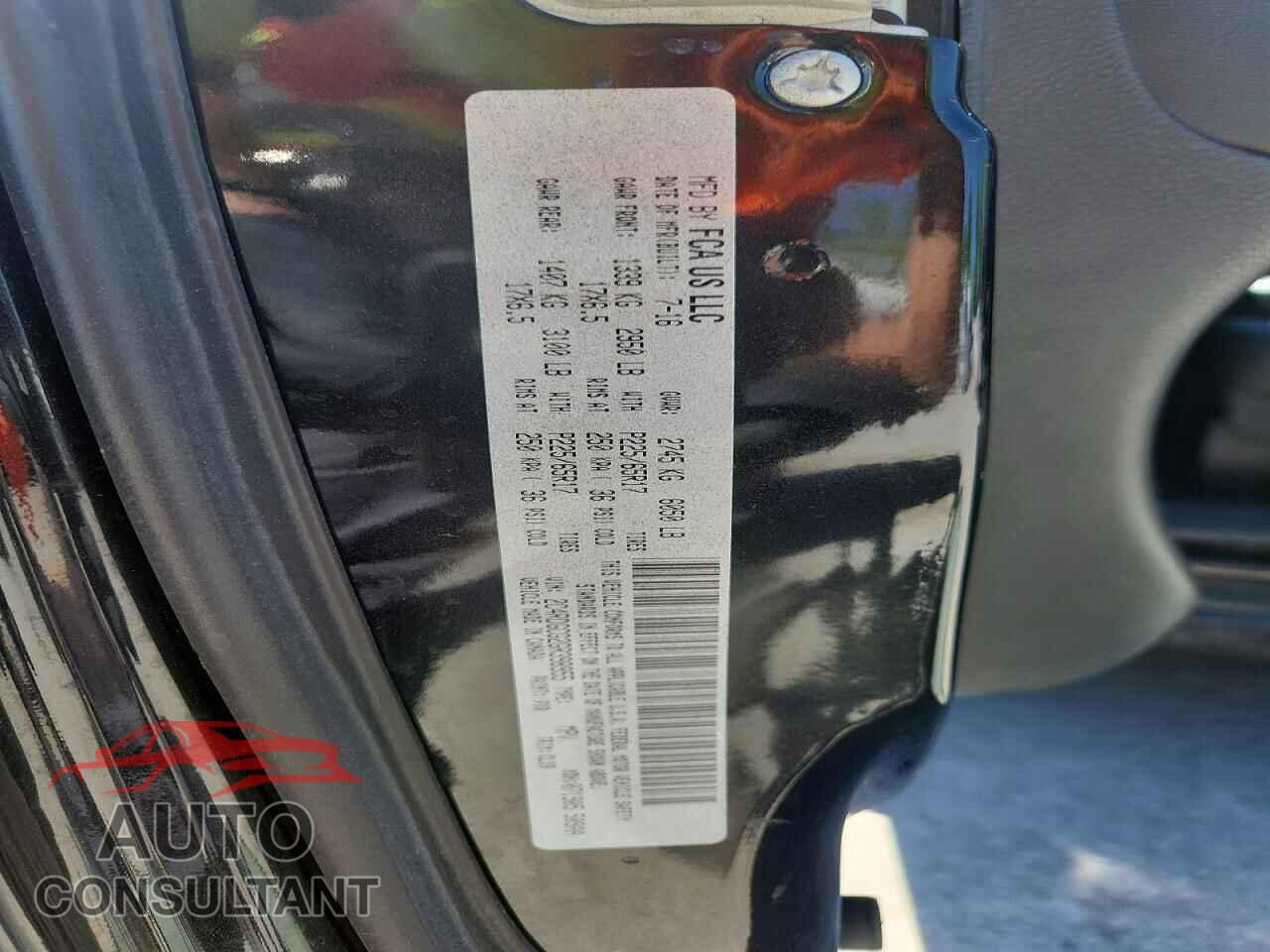 DODGE CARAVAN 2016 - 2C4RDGCG2GR398955