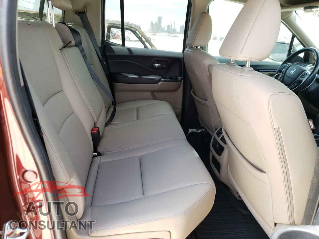 HONDA RIDGELINE 2017 - 5FPYK3F73HB031380