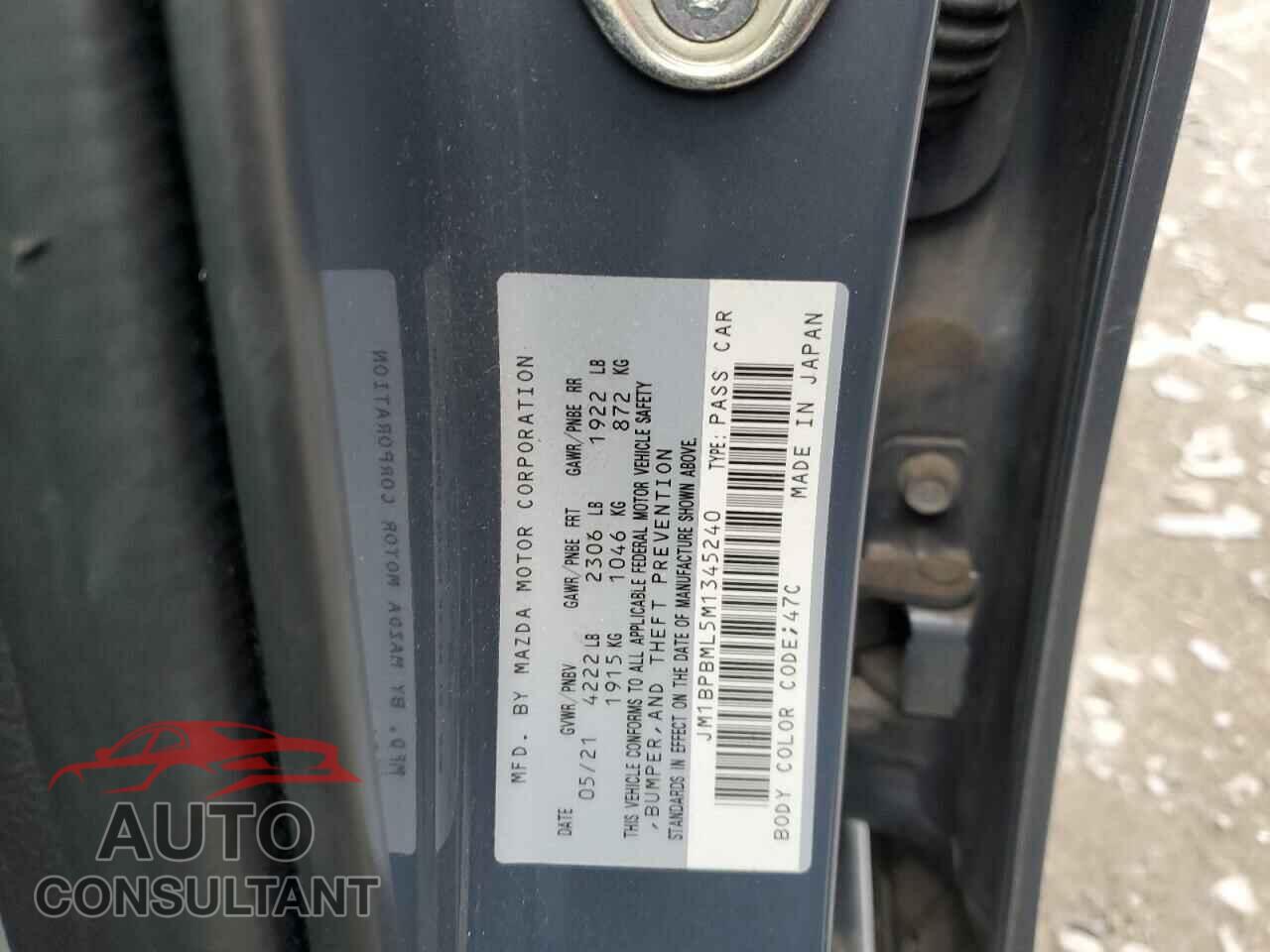 MAZDA 3 2021 - JM1BPBML5M1345240