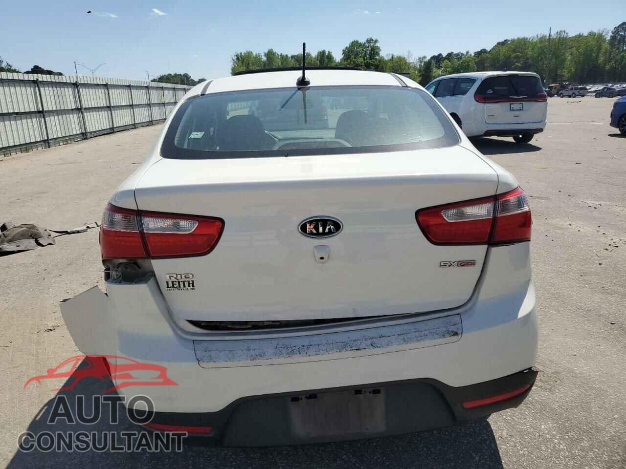 KIA RIO 2012 - KNADN4A38C6047536