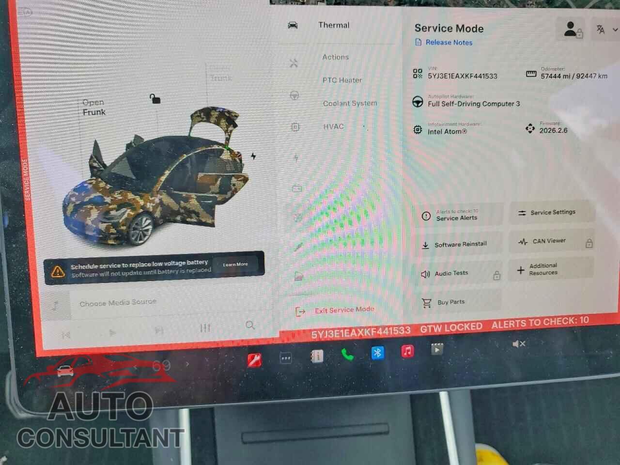 TESLA MODEL 3 2019 - 5YJ3E1EAXKF441533