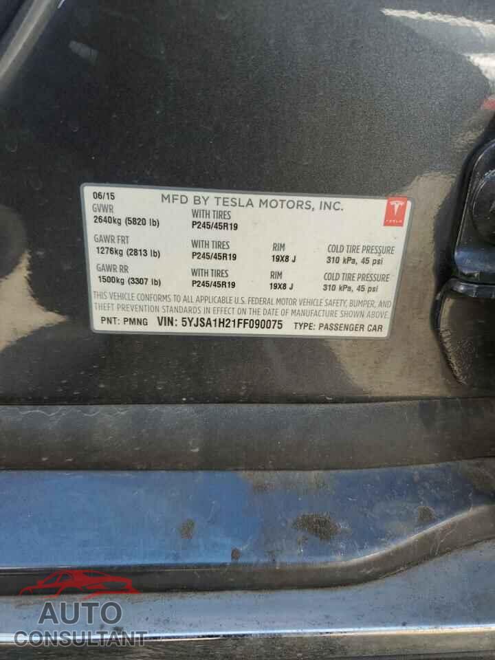 TESLA MODEL S 2015 - 5YJSA1H21FF090075