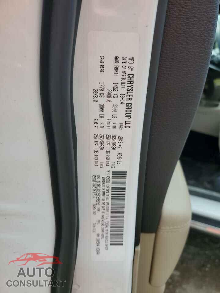 DODGE DURANGO 2014 - 1C4RDJDG2EC598252