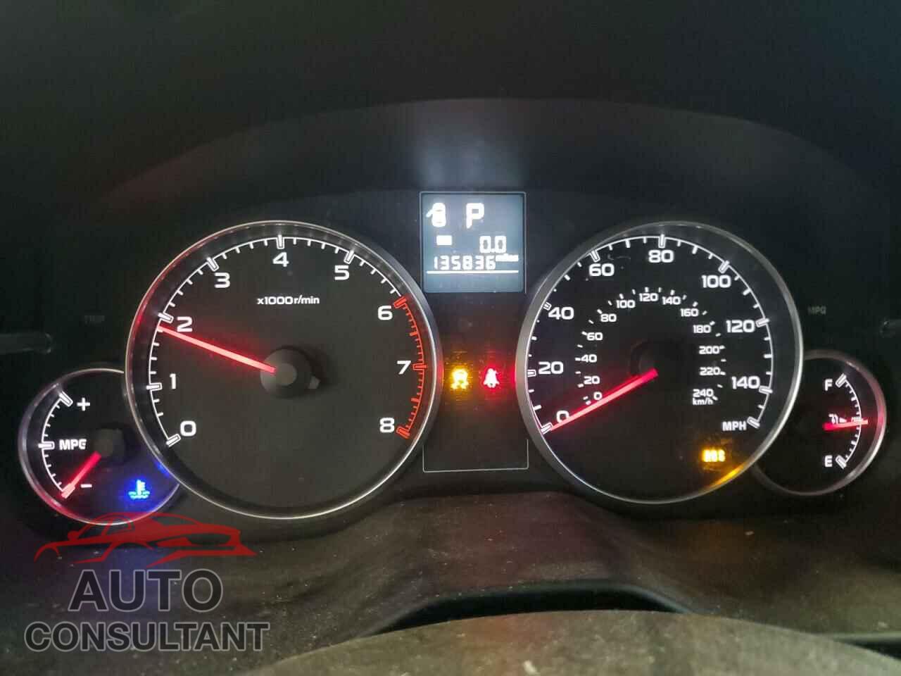 SUBARU OUTBACK 2013 - 4S4BRBCC1D3225334