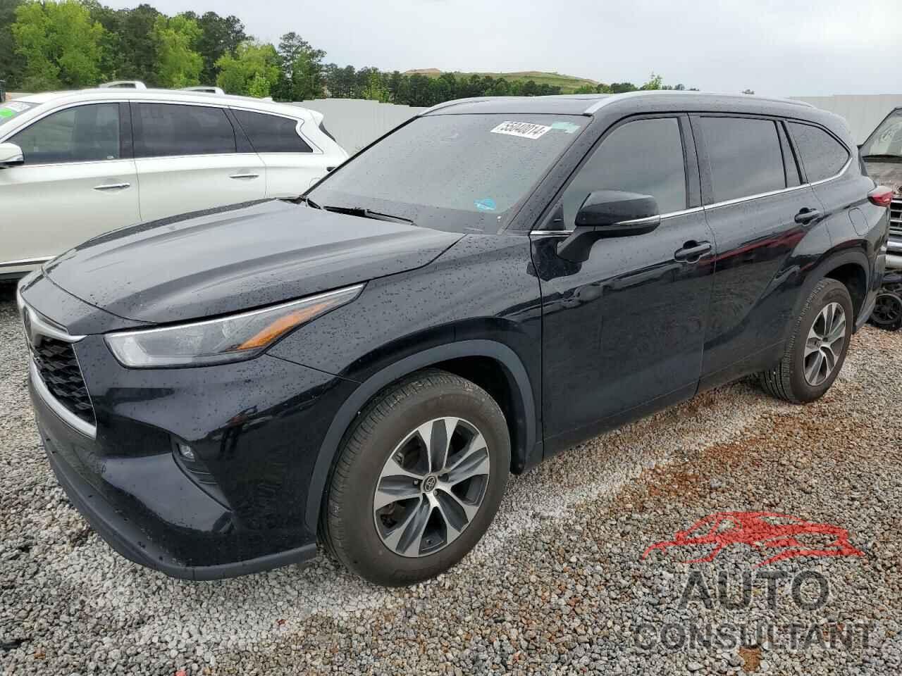 TOYOTA HIGHLANDER 2022 - 5TDGZRAH2NS544274