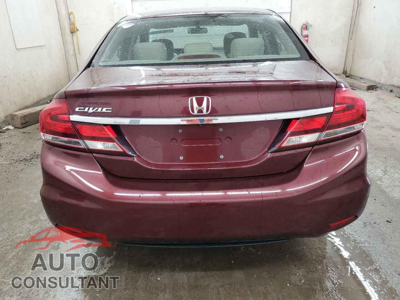 HONDA CIVIC 2013 - 19XFB2F54DE071802