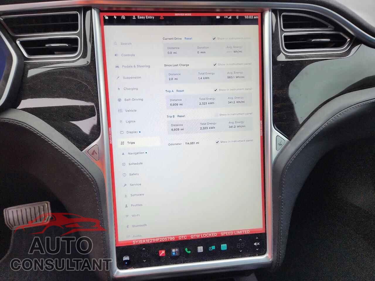 TESLA MODEL S 2017 - 5YJSA1E21HF205796