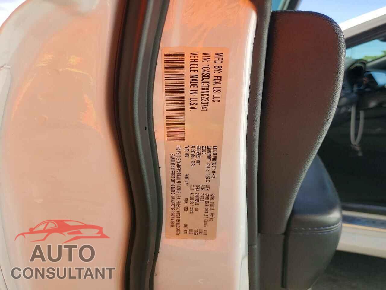 DODGE DURANGO 2022 - 1C4SDJCT8NC230741