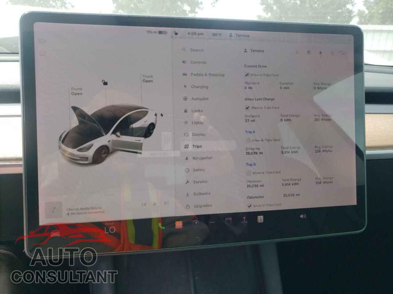 TESLA MODEL 3 2021 - 5YJ3E1EA8MF002964