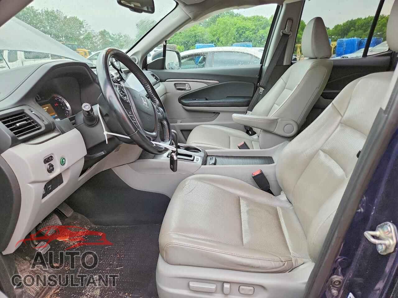 HONDA RIDGELINE 2017 - 5FPYK3F67HB020003