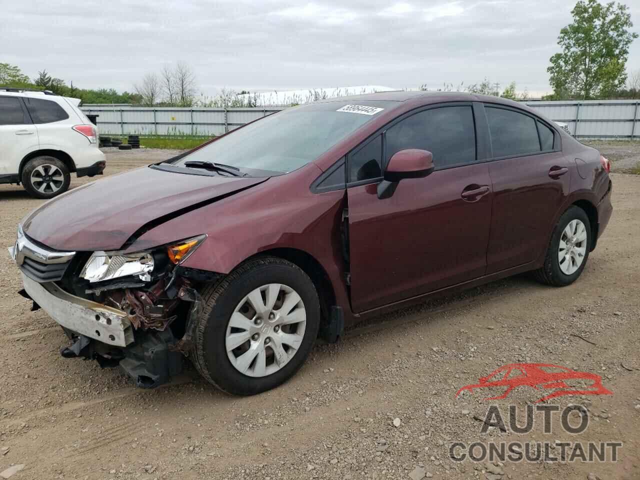HONDA CIVIC 2012 - 19XFB2F54CE088100