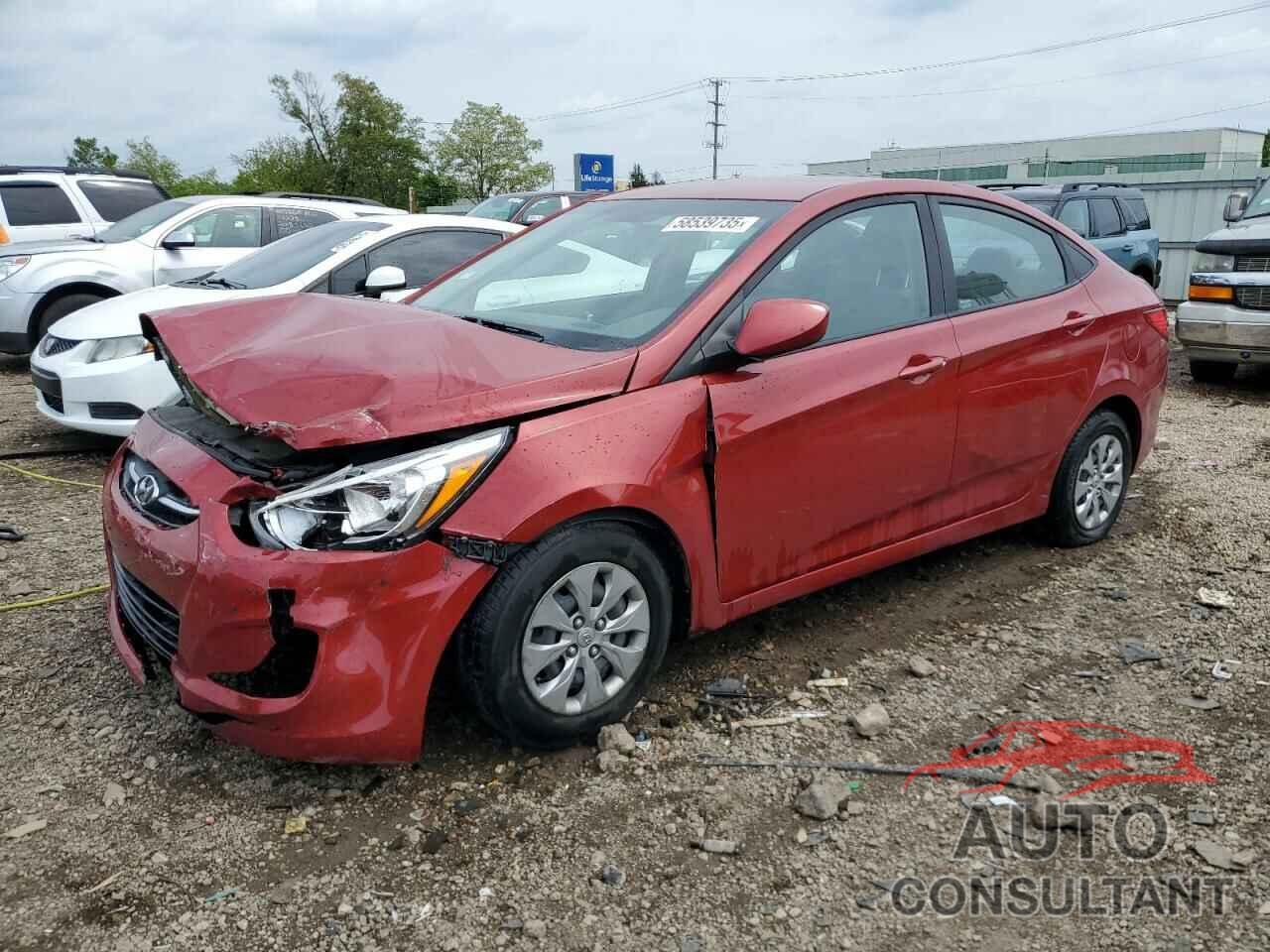 HYUNDAI ACCENT 2017 - KMHCT4AE1HU358732