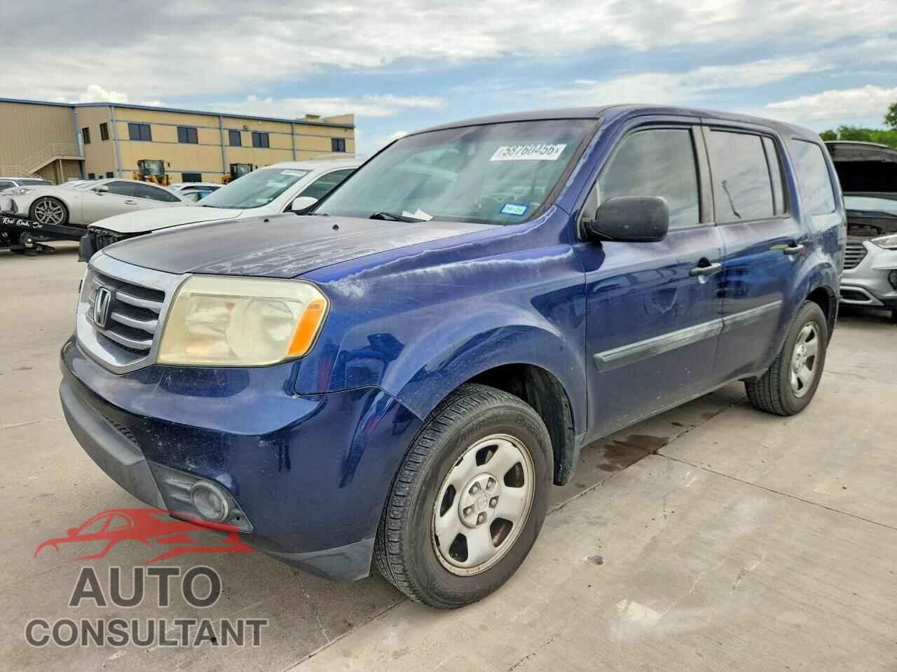 HONDA PILOT 2013 - 5FNYF3H21DB035355