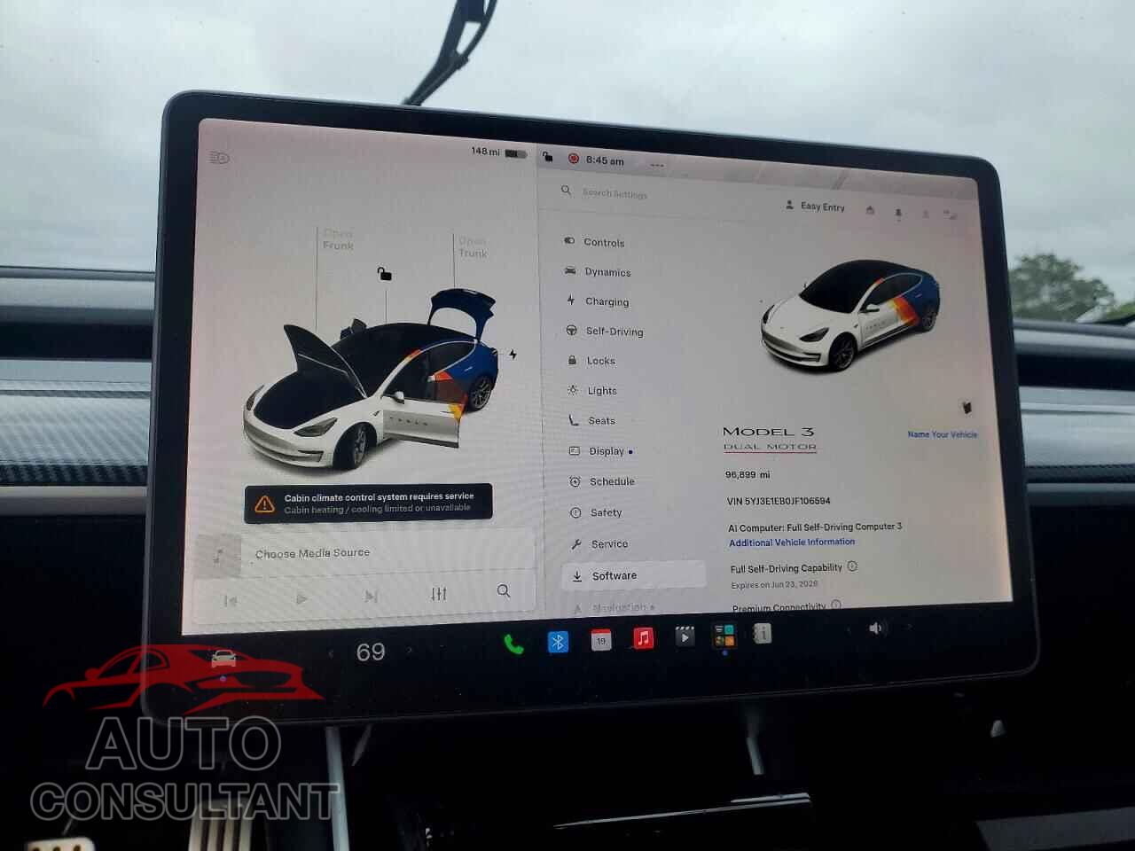 TESLA MODEL 3 2018 - 5YJ3E1EB0JF106594