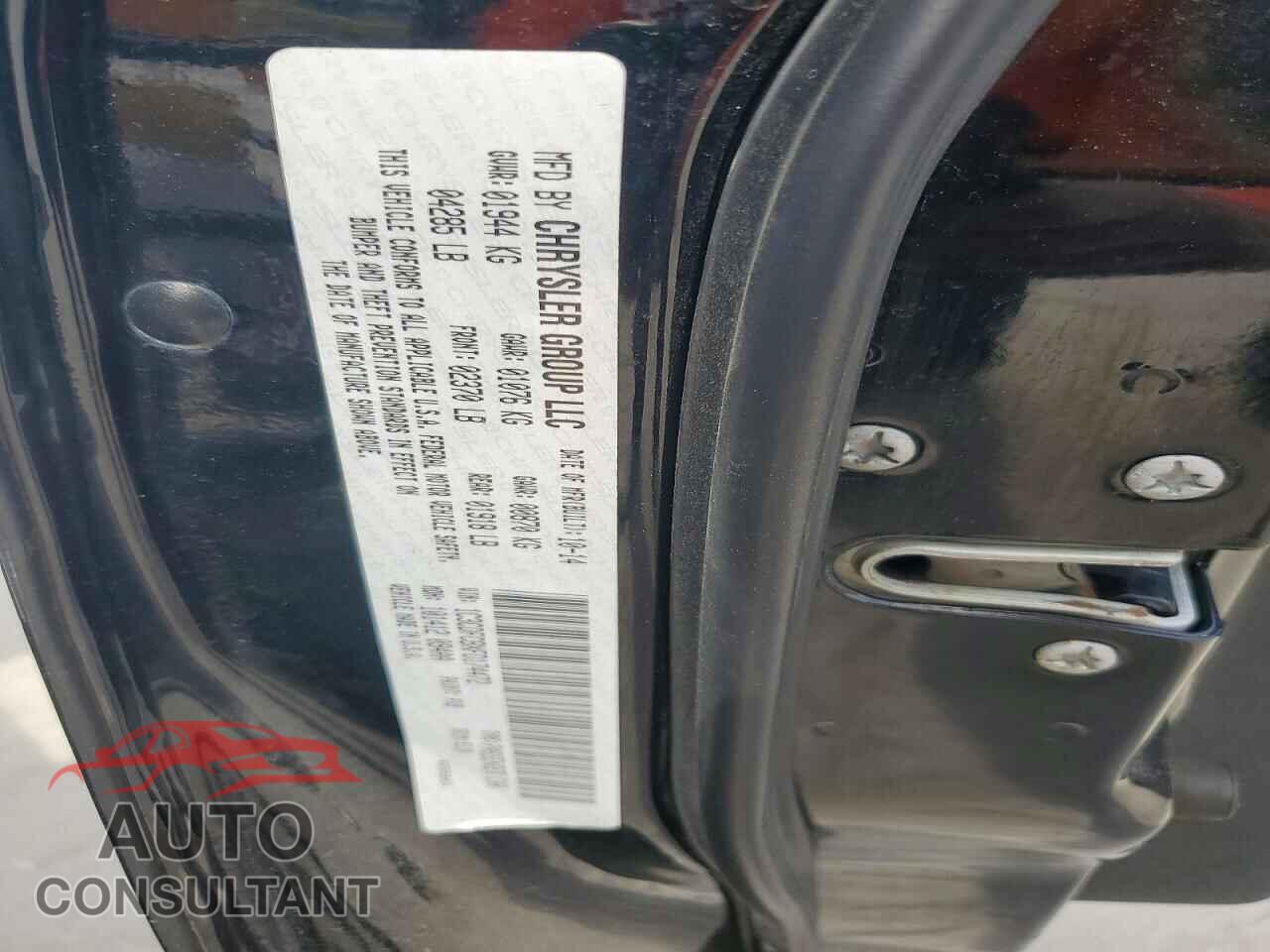 DODGE DART LIMIT 2015 - 1C3CDFCBXFD174472
