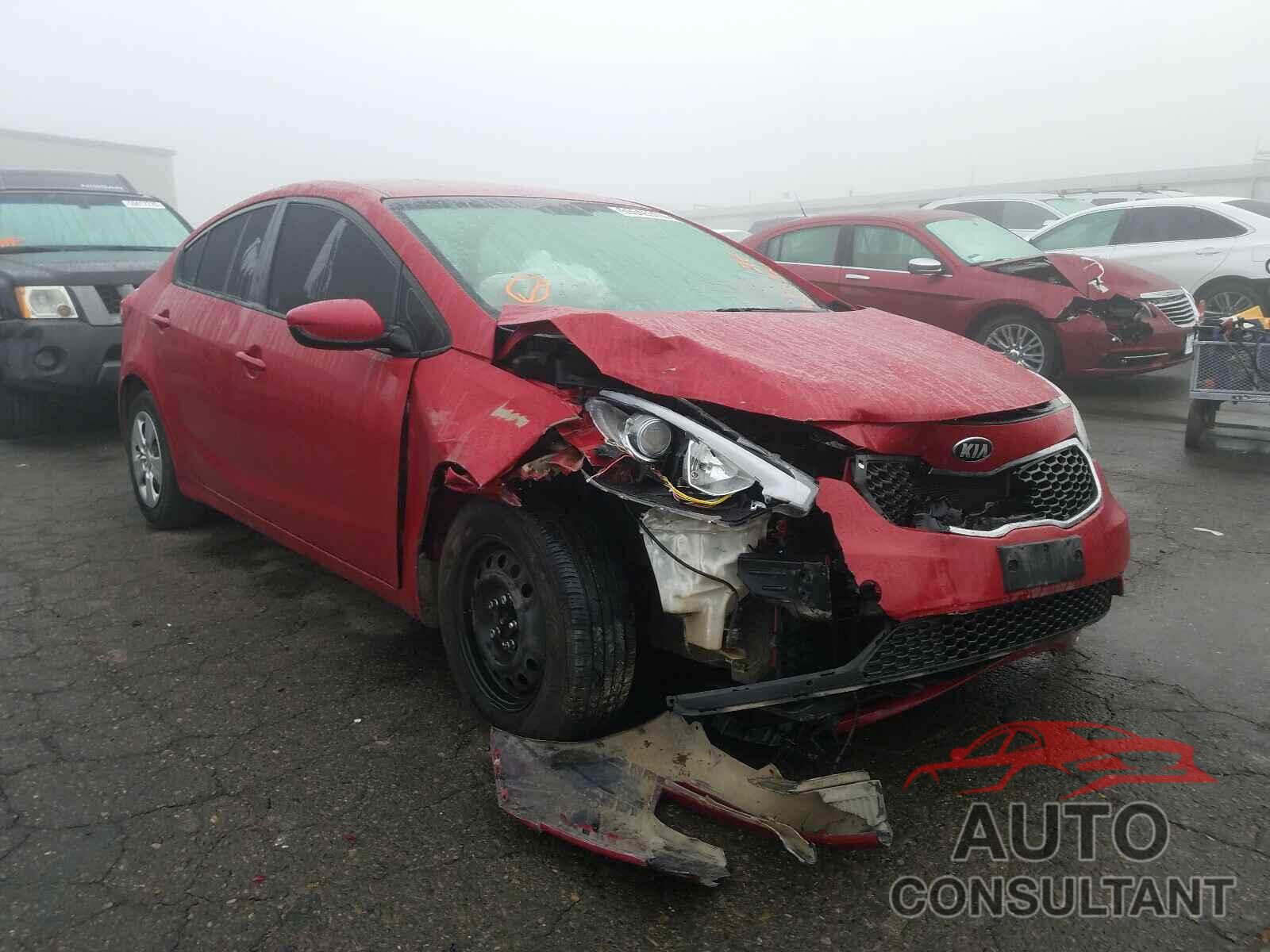 KIA FORTE 2016 - KNAFK4A63G5613304