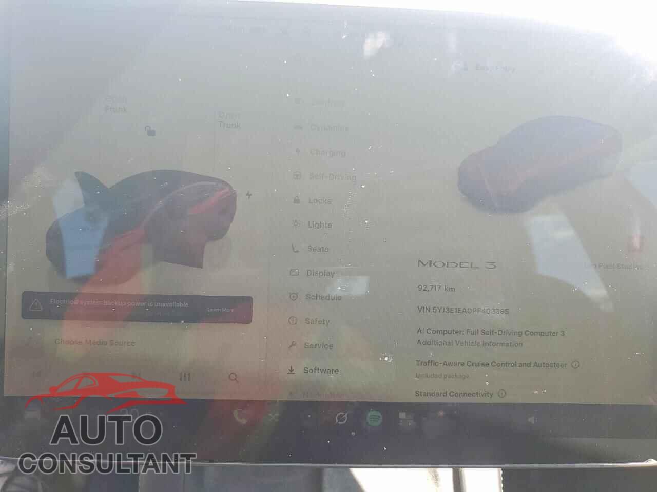 TESLA MODEL 3 2023 - 5YJ3E1EA0PF403395