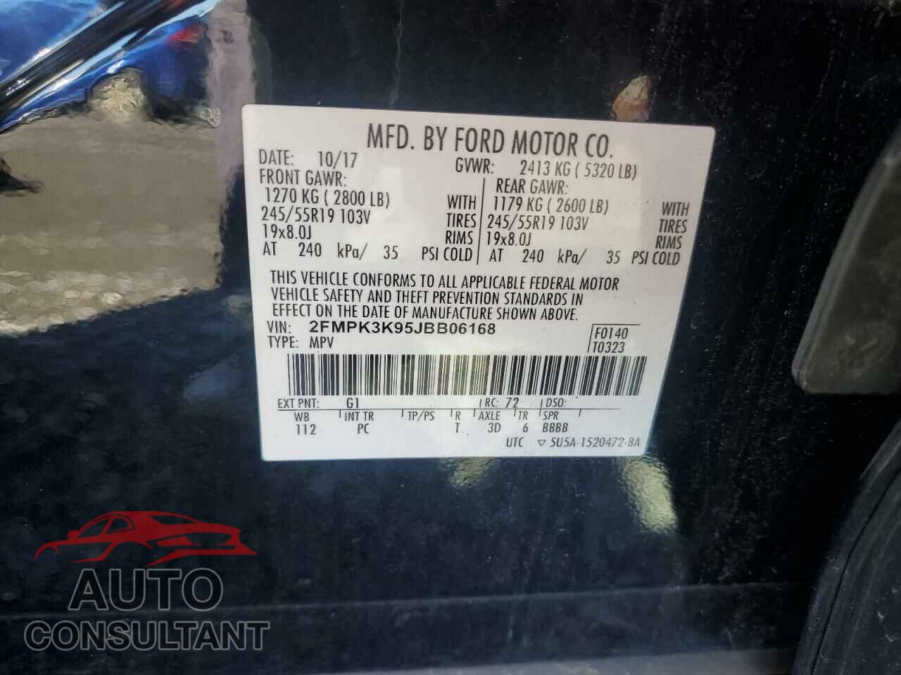 FORD EDGE 2018 - 2FMPK3K95JBB06168