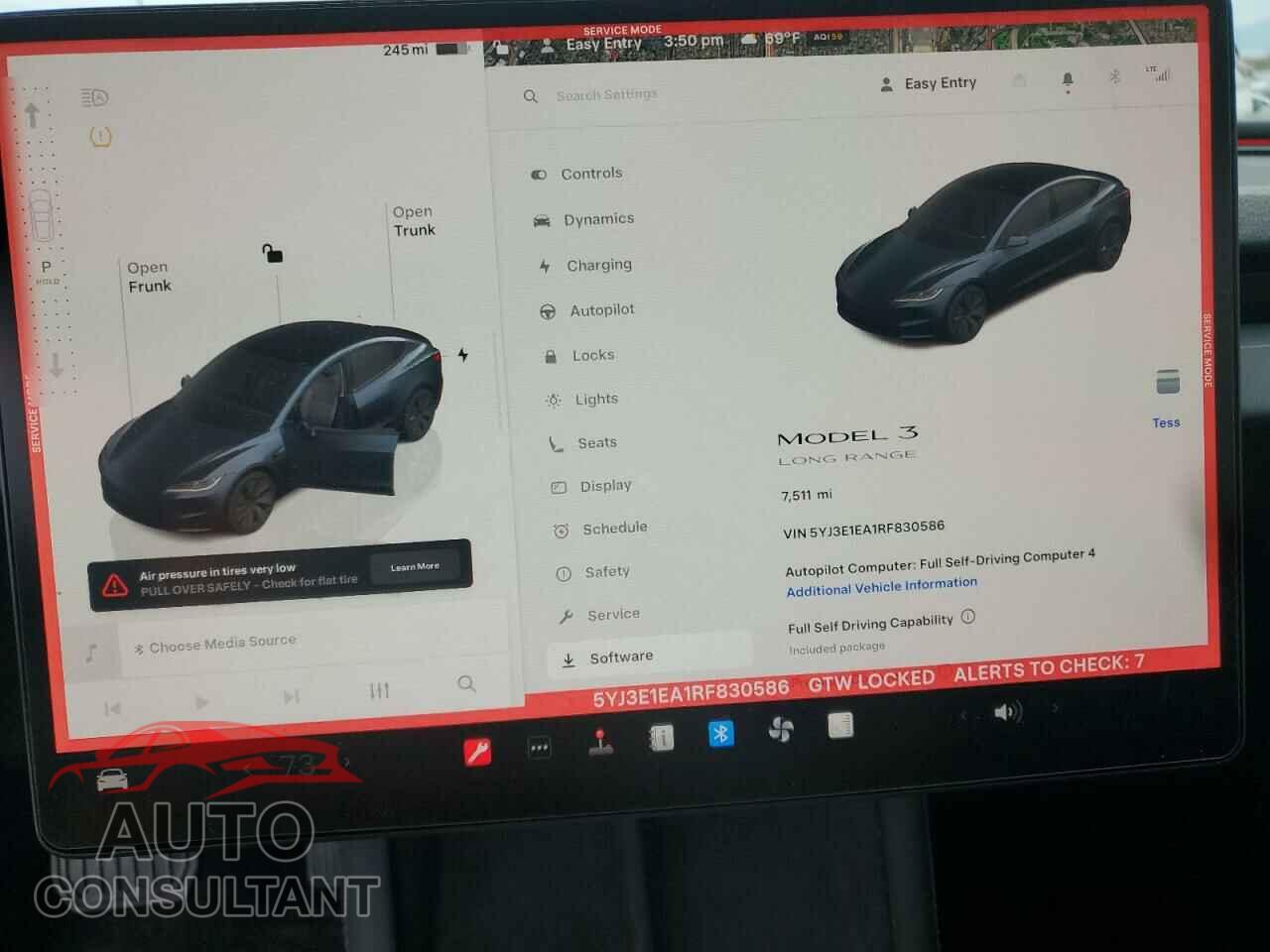 TESLA MODEL 3 2024 - 5YJ3E1EA1RF830586