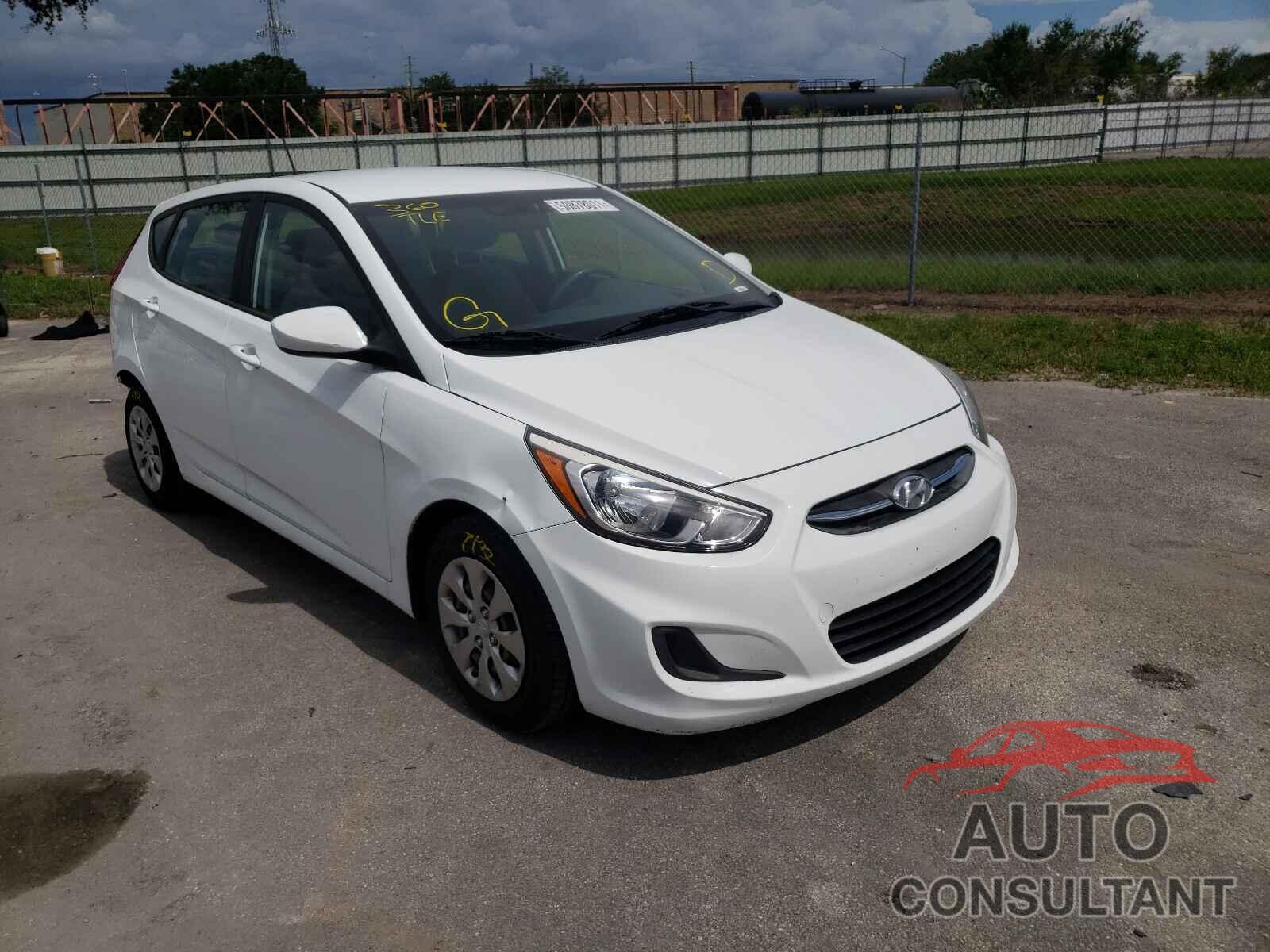 HYUNDAI ACCENT 2016 - KMHCT5AE1GU290078