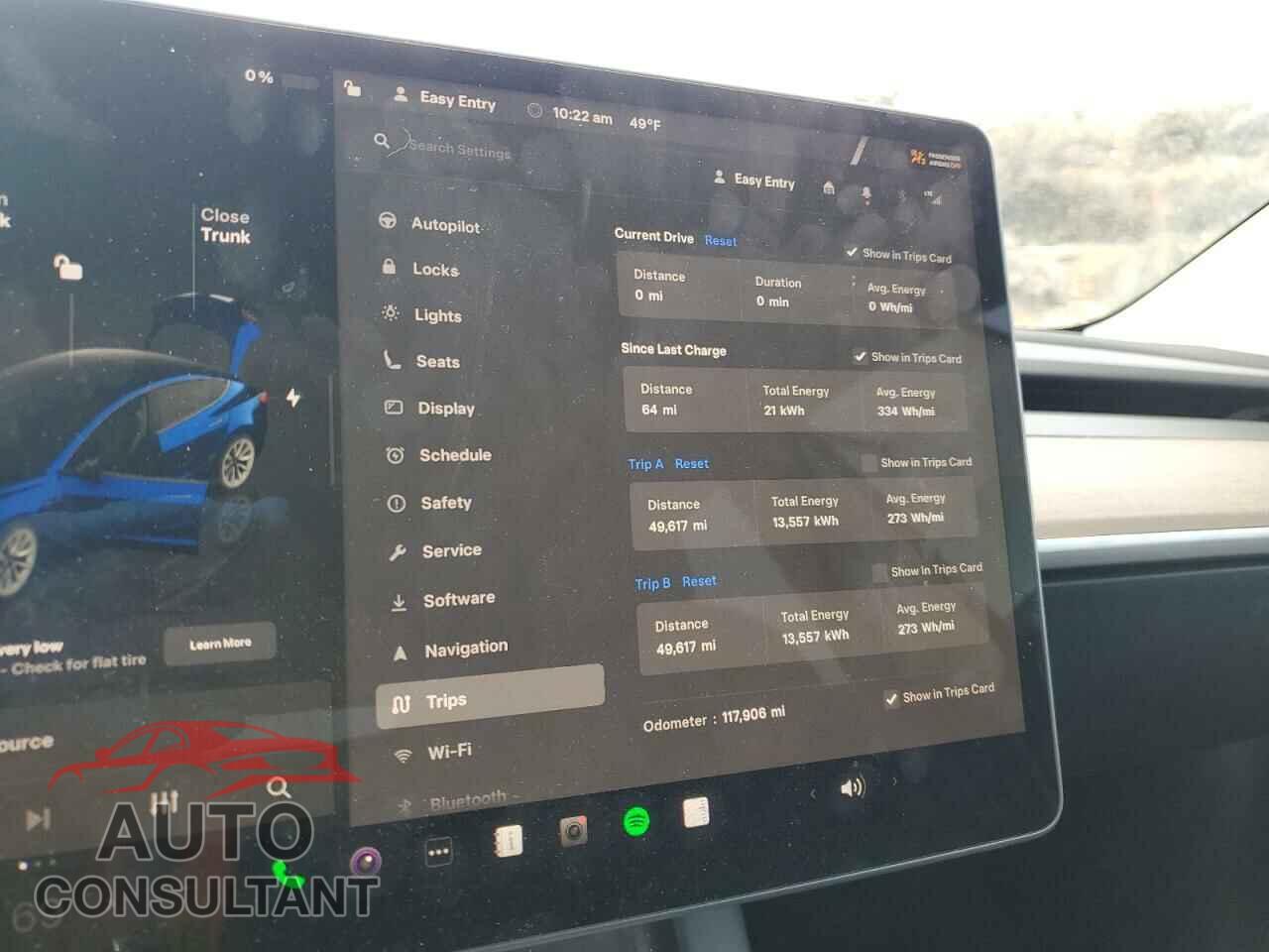 TESLA MODEL 3 2022 - 5YJ3E1EB9NF305021