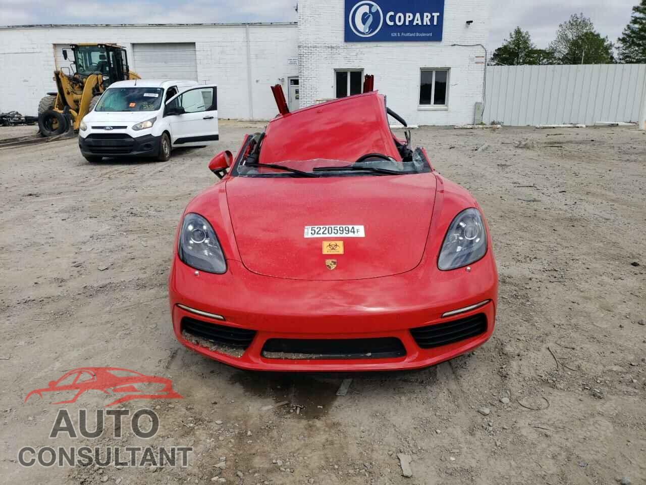 PORSCHE CAYMAN 2017 - WP0AA2A81HS270520