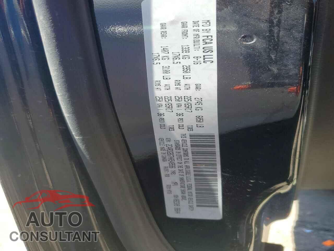 DODGE CARAVAN 2017 - 2C4RDGBG7HR549596