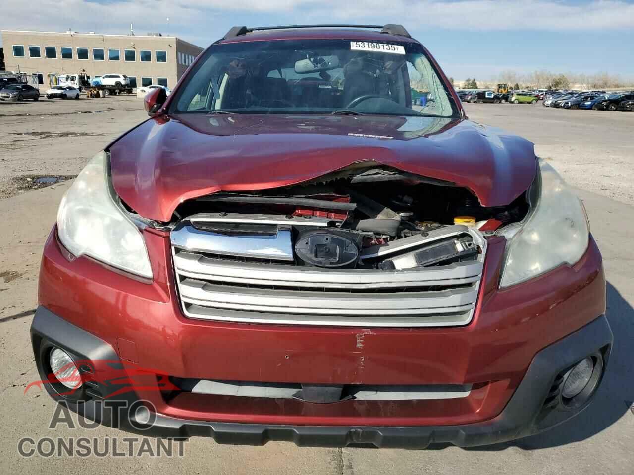 SUBARU OUTBACK 2014 - 4S4BRBLC6E3326757