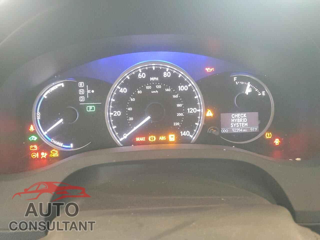 LEXUS CT 200 2013 - JTHKD5BH2D2133994