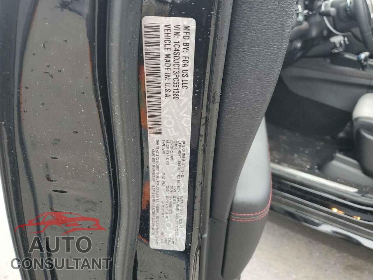 DODGE DURANGO 2023 - 1C4SDJCT3PC551380